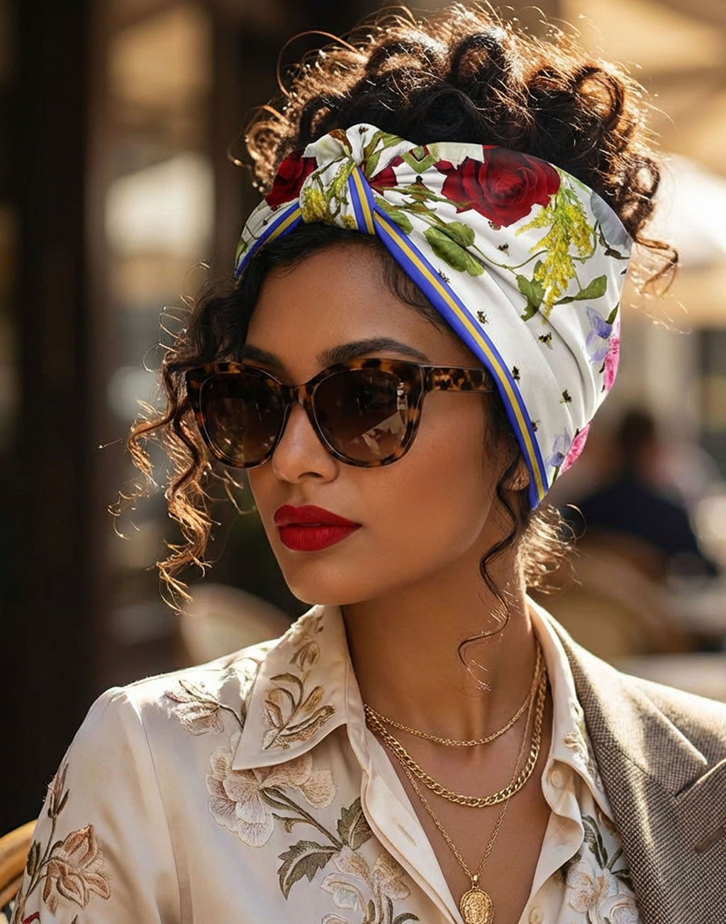 My Garden Heart Silk Scarf